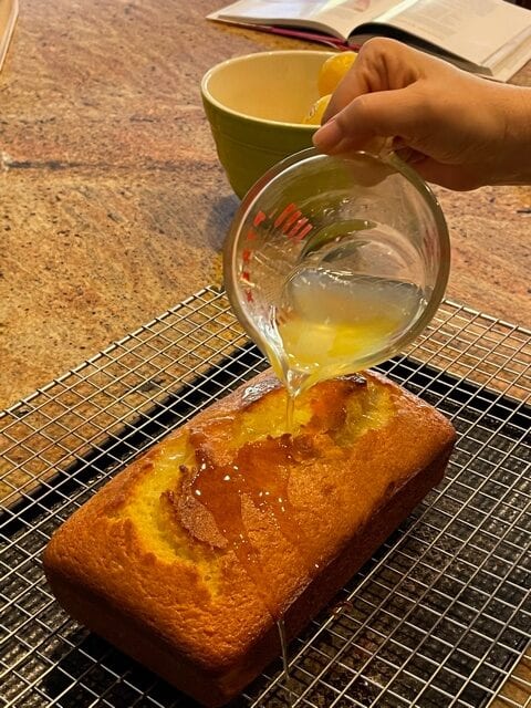 Lemon Loaf Cake syrup