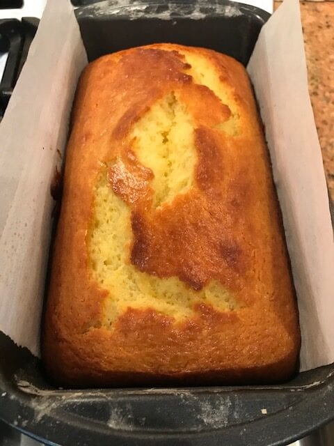 Lemon Loaf cake baked